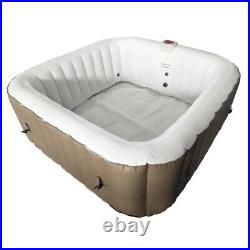 Inflatable Hot Tub 6 Person SPA Portable Plug And Play Blow Up Hottub Jet Pump