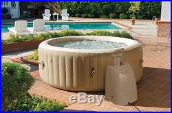Inflatable Hot Tub Intex PureSpa Bubble Portable Electric Round 4-5 Person