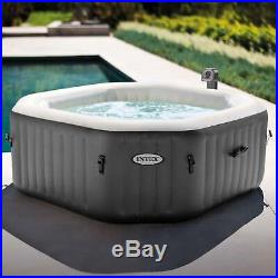 Inflatable Hot Tub Intex Spa Jacuzzi Portable 4-Person Octagonal Relax Massage