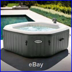 Inflatable Hot Tub Jacuzzi Spa 4 Person Portable Massage Jets Portable with Cover