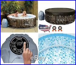 Inflatable Hot Tub Jacuzzi Spa Air Jet 4 Person Portable Heated Bubble Massage