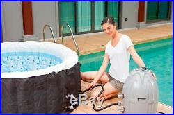 Inflatable Hot Tub Lay Z SPA 4 Person Spas Pool Bubbles And Hot Tubs With Cover
