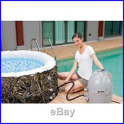Inflatable Hot Tub Outdoor Spa Jacuzzi Tubs Portable 4 Person Round Insulated