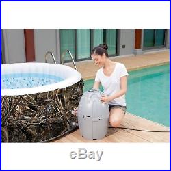 Inflatable Hot Tub Outdoor Spa Jacuzzi Tubs Portable 4 Person Round Insulated
