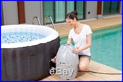 Inflatable Hot Tub Portable Heated 4 Person Massage Jets Outdoor Home Spa+ Cover