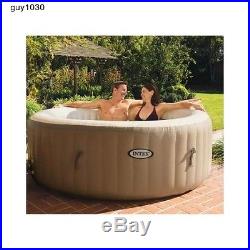 Inflatable Hot Tub Portable Heated Massage 4 Person Jacuzzi Spa Bubble Jets