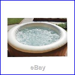 Inflatable Hot Tub Portable Heated Spa 4 Person Bubble Jacuzzi Jets Massage