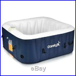 Inflatable Hot Tub Portable Jacuzzi 4 Person New Outdoor Spa Hottub Massage Pool