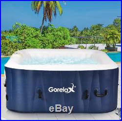 Inflatable Hot Tub Portable Massage Spa Jacuzzi With Soothing Bubble To Relax
