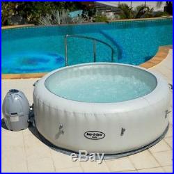 Inflatable Hot Tub Portable Spa 4-6 Person Bubble Jets Massage LED Light Jacuzzi
