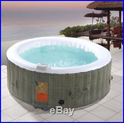 Inflatable Hot Tub Portable Spa 4 Person Massage Tubs Pool Heated Bubble Relax