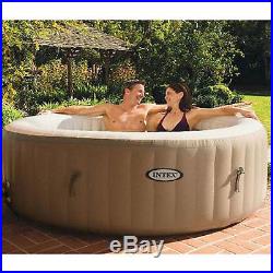 Inflatable Hot Tub Portable Spa Jacuzzi Massage Heated Pool 4 Person Intex