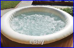Inflatable Hot Tub Portable Spa Jacuzzi Massage Heated Pool 4 Person Intex New