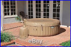 Inflatable Hot Tub Portable Spa Jacuzzi Massage Heated Pool 4 Person New
