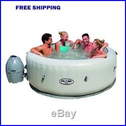 Inflatable Hot Tub Portable Spa Set 6 Person Show Bubble Message With LED Light