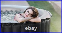 Inflatable Hot Tub Silver Cloud 6 Bathers Portable Bubble Spa Garden Pool MSPA