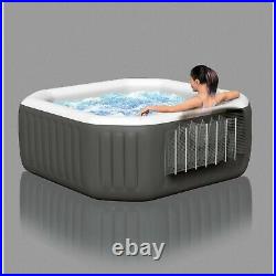 Inflatable Hot Tub Spa 4-Person Portable 120 Bubble Powerful Jets Octagonal NEW