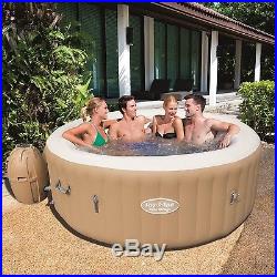 Inflatable Hot Tub Spa 6 Person Jacuzzi Portable Cushioned Floor Indoor Outdoor