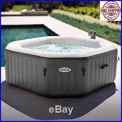 Inflatable Hot Tub Spa Intex Portable Jacuzzi Heated Bubble Massage 4 Person 1d