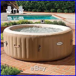 Inflatable Hot Tub Spa Jacuzzi Bubble Massage Luxury Set Portable 77in 4 Persons
