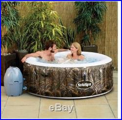 Inflatable Hot Tub Spa MAX-5 AirJet 4-Person Portable Patio Garden LED Display