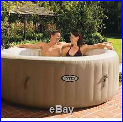Inflatable Hot Tub Spa Massage Soft Bubble 4 Person Jet Therapy Pure Jacuzzi