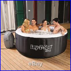 Inflatable Hot Tub Spa Portable 4 Person Bubble Heated Massage Jacuzzi Lay Z Jet