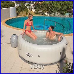 Inflatable Hot Tub Spa Portable Cushioned 4-6 Person Bubbles Jets Heated to 104
