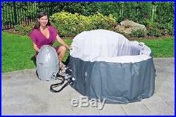 Inflatable Hot Tub Spa Portable Outdoor Porch Lawn Automatic Air Bubble Massage