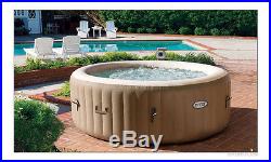 Inflatable Hot Water Bubble Therapy 4-Person Portable Heated Hot Tub Jacuzzi Spa