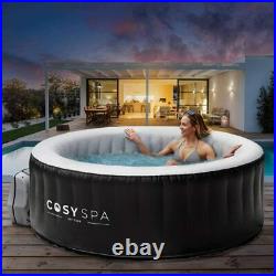 Inflatable Hot Water Tub Spa Outdoor Heated Bubble Jacuzzi 2-6 Person Capacity