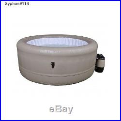 Inflatable Outdoor Spa Backyard Patio Jacuzzi 4 Person Relaxation Sauna Hot Tub