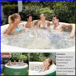 Inflatable Portable Heat Bubble Massage Hot Tub Spa Lounge Jacuzzi 4 6 Person