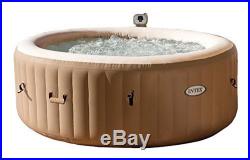 Inflatable Portable Hot Tub Heat Bubble Jets Massage Spa Set Intex 77IN Purespa