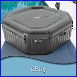 Inflatable Portable Tub Heated Spa Filter Relax 4 Person Comfort Cover Intex 120