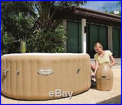 Inflatable Spa Hot Tub Jacuzzi Portable Pool Relax Heated Water Friends Bubbles