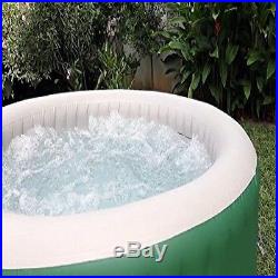 Inflatable Spa Hot Tub Portable 4 Person Soft Tub With Lid Warm Soothing Bath