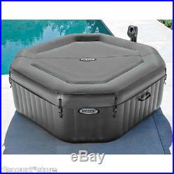 Inflatable Spa Portable Hot Tub Heated 120 Bubble Jets 4 Person Jacuzzi Massage