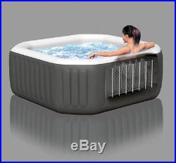 Intex 120 Bubble Jet 4 Person Inflatable Outdoor Hot Tub Portable Massager Spa