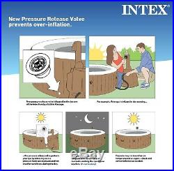 Intex 120 Bubble Jets 4-Person Octagonal Inflatable Hot Tub Spa Same Day Ship