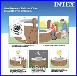 Intex 120 Bubble Jets 4 Person Octagonal PureSpa Inflatable Massage