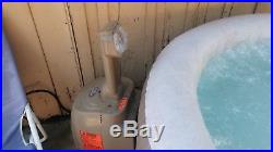 Intex 120 Bubble Jets 4-Person Round Portable Inflatable Hot Tub Spa