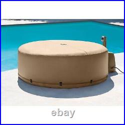 Intex 28403E Round Portable Inflatable Hot Tub Spa Set