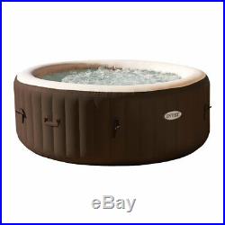 Intex 28403VM Pure Spa 4 Person Inflatable Hot Tub With Headrest And Cup Holder