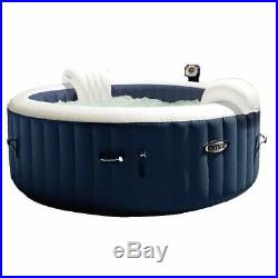 Intex 28405E PureSpa 4 Person Home Inflatable Portable Heated Bubble Hot Tub