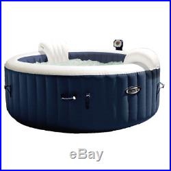 Intex 28405E Pure Spa 4-Person Home Inflatable Portable Heated Bubble Hot Tub