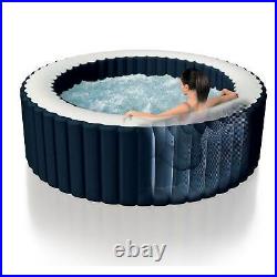 Intex 28405E Pure Spa 4 Person Inflatable Hot Tub with Headrest and Cup Holder