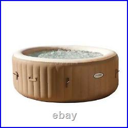 Intex 28425E New 4 Person PureSpa Bubble Massage Inflatable Hot Tub Spa