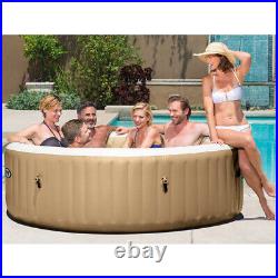 Intex 28428 PureSpa 6 Person Hot Tub Bubble Jacuzzi Deluxe Inflatable Spa Jets