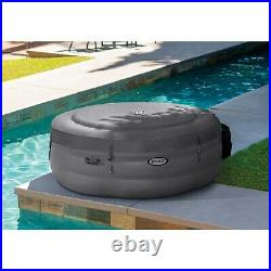 Intex 28481E SimpleSpa 4 Person Inflatable Portable Hot Tub with Pump & Cover